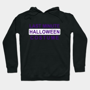 Last Minute Halloween Costume - Purple Hoodie